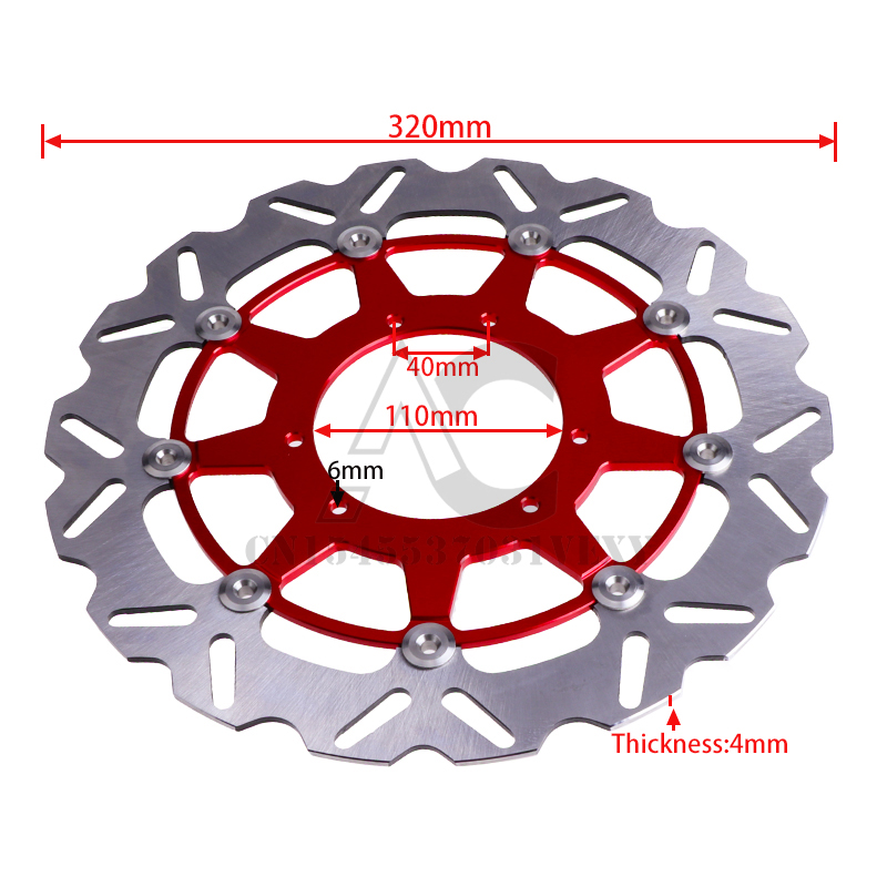 Motorcycle 320MM Floating Brak - Floating Brake Disc 320Mm Supermoto review and price