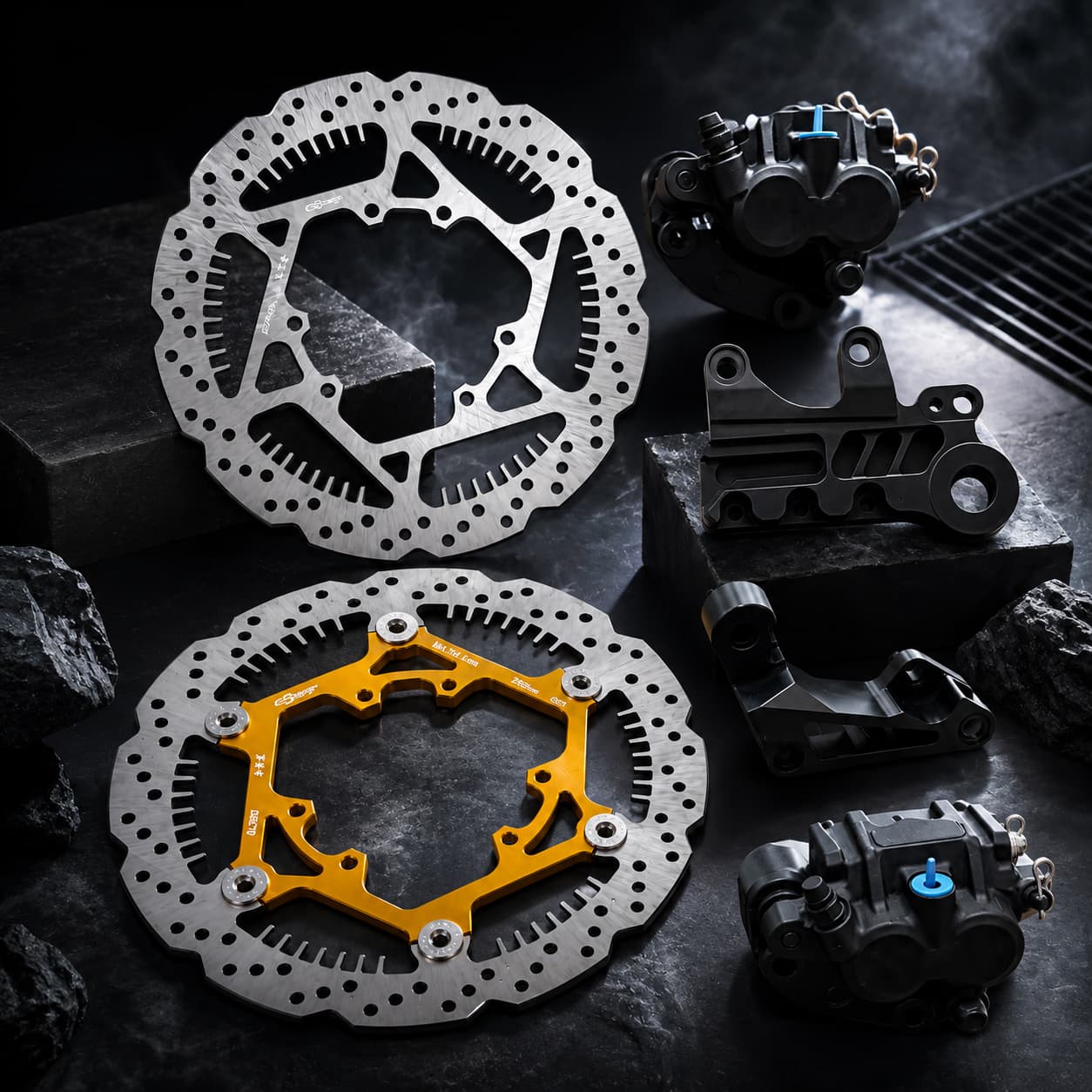Ultra Bee Complete Brake Upgra - Front Rear Brake Caliper Bracket Kit review and price